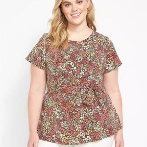 Floral Print Women's Top